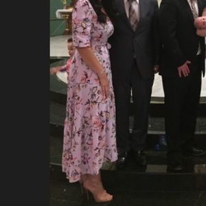 ❌SOLD❌ Floral Printed Wrap Maxi Dress